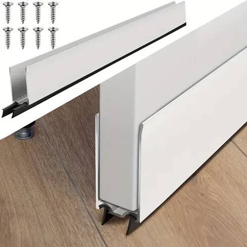 1 pack   sweep replacement bottom sweep aluminum expander for security storm 1 thickness 36 width door weatherstripping white