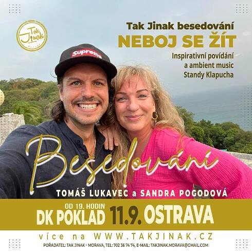 Sandra Pogodová a Tomáš Lukavec – Neboj se žít – DK Poklad Ostrava