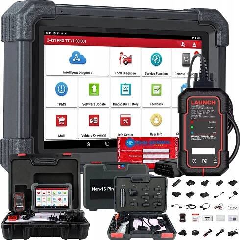 LAUNCH X431 PRO TT DIAGNOSKOP ROZHRANÍ OBD2 PROFESIONÁLNÍ OBD polština