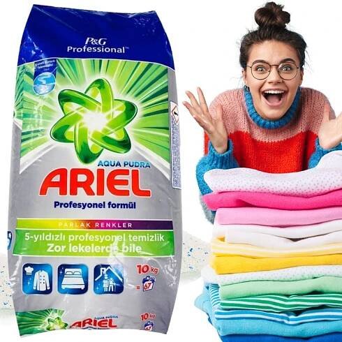 Prací prášek Ariel prášek na barevné prádlo 10 kg