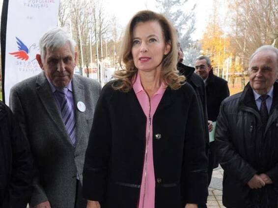 Public pain: Valérie Trierweiler has to still to endure the humiliation of facing the world 