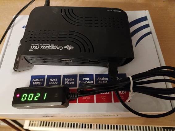Set-top box AB CryptoBox 702T mini - TV, audio, video