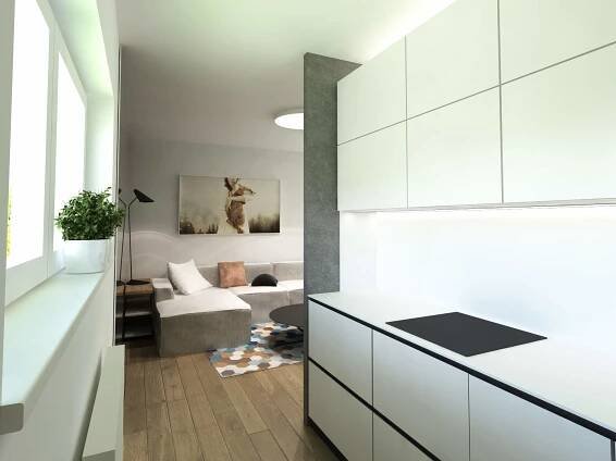 Interiér 2+KK Hodkovičky - architekt.cool