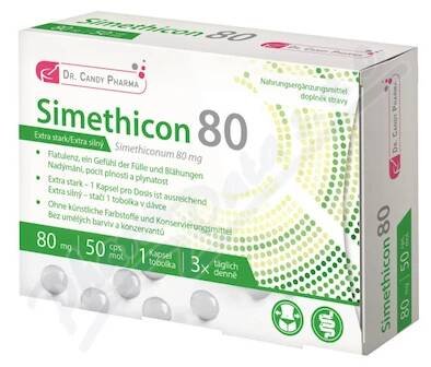 Dr.Candy Pharma Simethicon 80 cps.mol.50x80mg