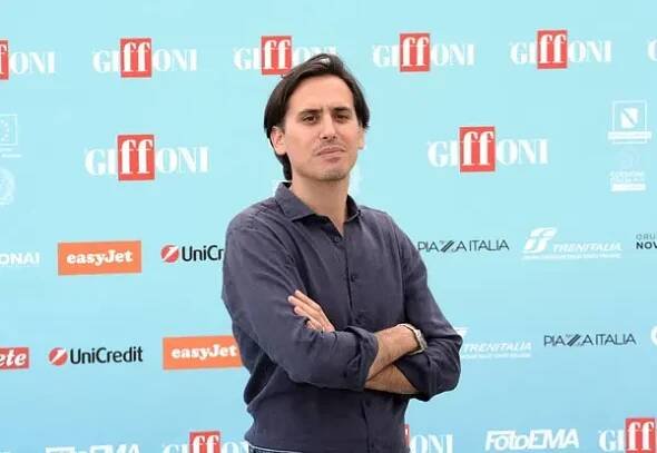 GIFFONI VALLE PIANA, ITÁLIE - 23. července 2024: Stefano Muroni na filmovém festivalu Giffoni 2024 - 23. července 2024 v Giffoni Valle Piana, Itálie. — Stock obrázek