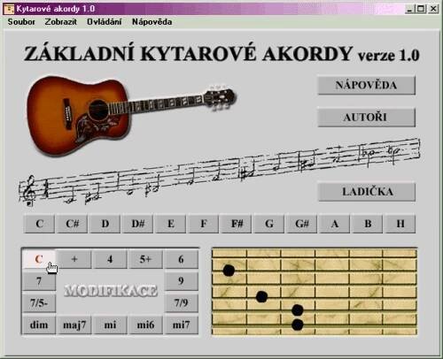 Kytarové akordy - INSTALUJ.cz - programy ke stažení zdarma