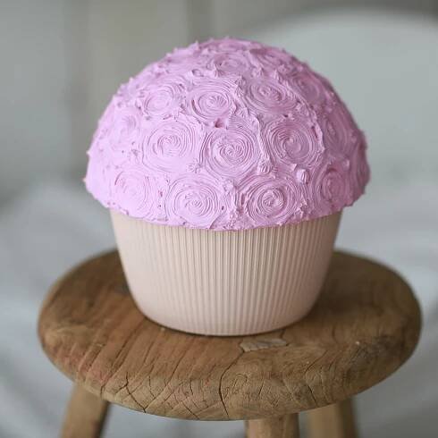 Muffin růžový maketa