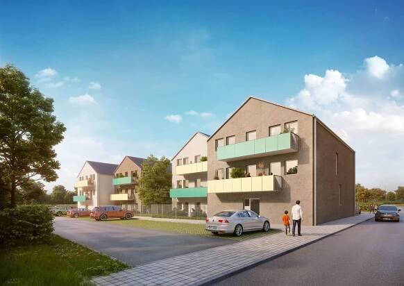 Prodej bytu 2+kk (B2.2) 61 m² s balkonem a parkovacím místem v lokalitě Hýskov