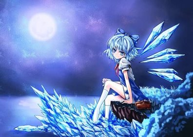 Cirno Blue Hair Touhou Wallpaper Hd Anime 4k Wallpapers Images | Images ...