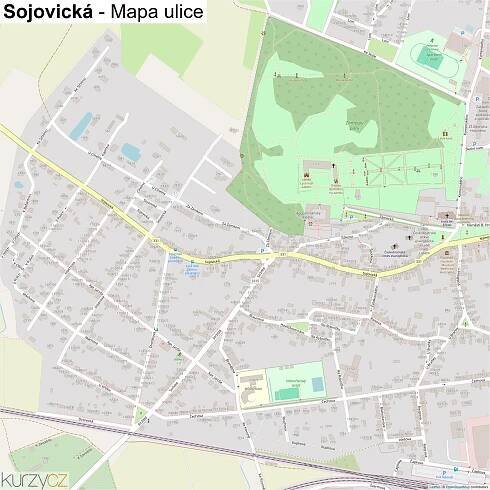 Sojovická - mapy | Kurzy.cz