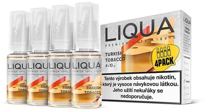 Turecký tabák - Turkish Tobacco - LIQUA 4-Pack