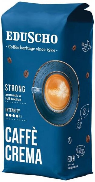 EDUSCHO káva káva CAFFE CREMA STRONG 1 kg 1000 g