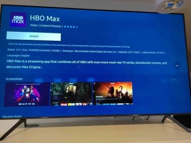HBO Max on Samsung, app