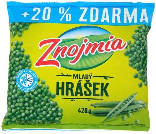 Hrášek mražený Znojmia levně | Kupi.cz