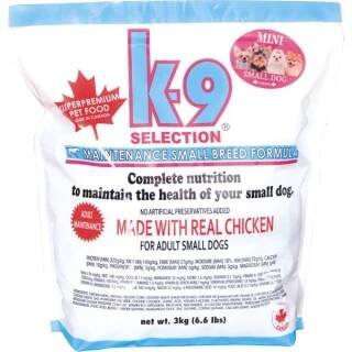 K-9 Selection Maintenance Small Breed 3 kg