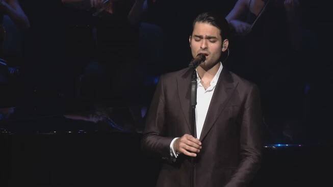 Zpěvák Matteo Bocelli