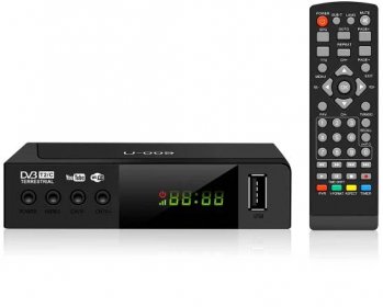 JUNUO DVB-T2 Digital USB Media Player DVB T2 DVB C Set Top Box STB DVB T2 Set Top Box T2 Decoder
