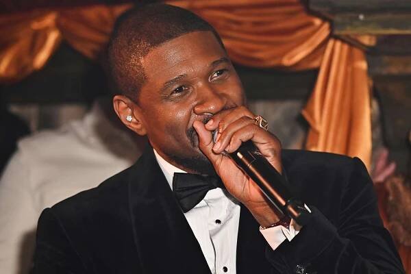  Usher performs at Spotify x Usher Presents: Black Box at The Box Soho
