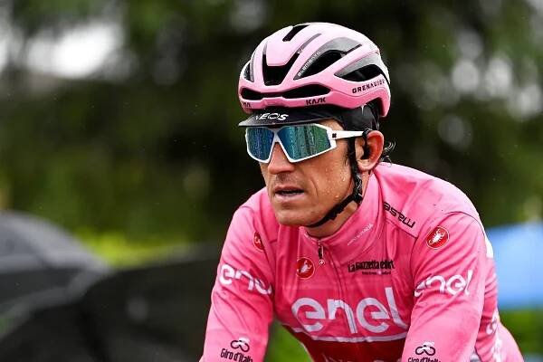Geraint Thomas wearing SunGod GT glasses at the 2023 Giro d'Italia