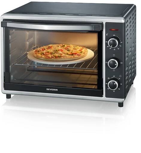 Horkovzdušná trouba Severin TO 2058 s otočným grilem a pizza kamenem