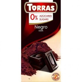 Torras Negro Dark Bezlepková diabetická tmavá čokoláda bez pridaného cukru 75g