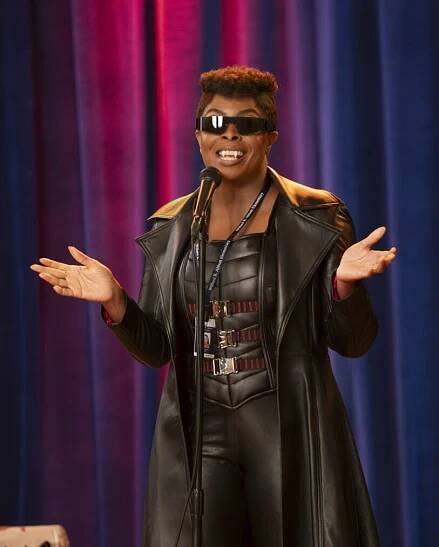 Janelle James as Blade for 'Abbott Elementary's Season 4 Halloween episode