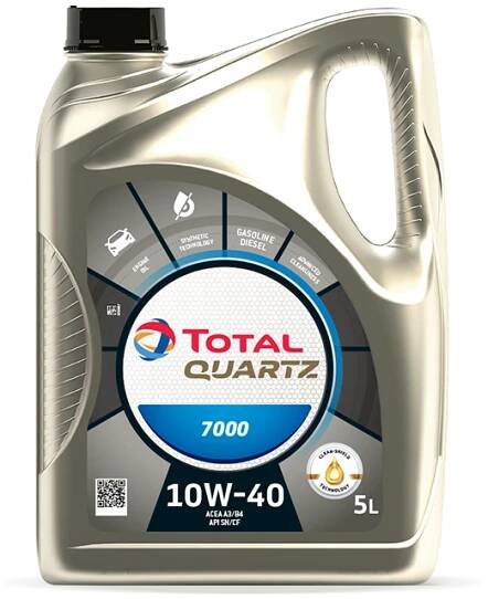 Motorový olej 10W-40 Total Quartz 7000 - 5L