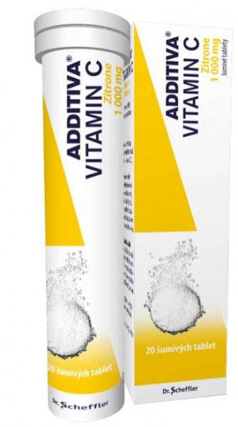 Additiva vitamin C Zitrone 1000mg tbl.eff.20
