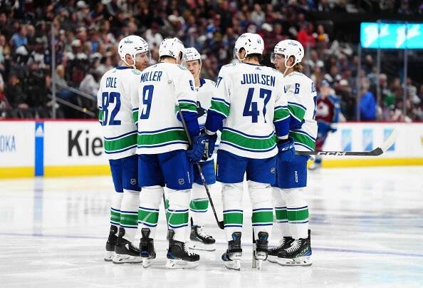 NHL: Vancouver Canucks at Colorado Avalanche