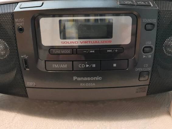 Panasonic RX-D55A (nefunkční CD) + náhradní optická hlava EP-HD870PB - TV, audio, video