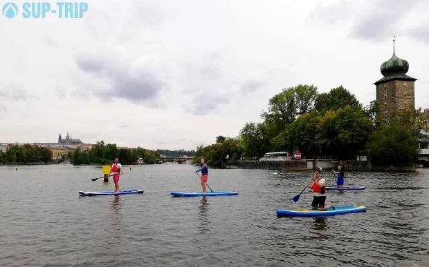 Aktivní výlet centrem Prahy | Sup-trip.cz