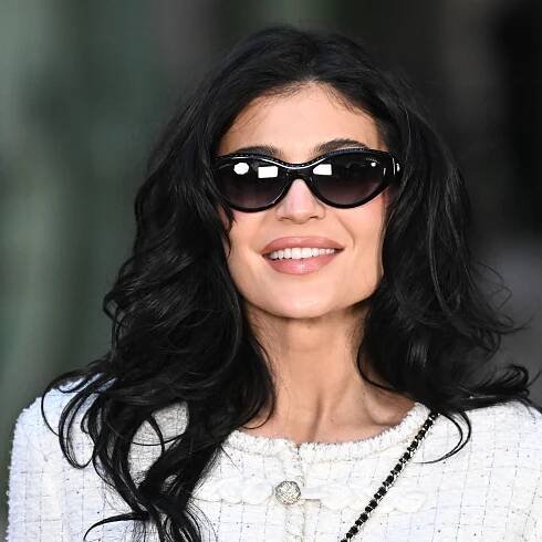 Kylie Jenner's Pink-on-Pink Nails Are the Prettiest Twist on the Glossy French Manicure