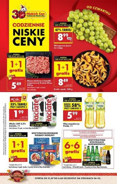 Biedronka gazetka promocyjna 31.07.2025 - "W tym tygodniu" - Numer strony 1