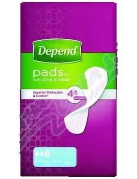 Inkontinenční vložka Depend Pads Normal plus inkont.vložky ženy 12ks