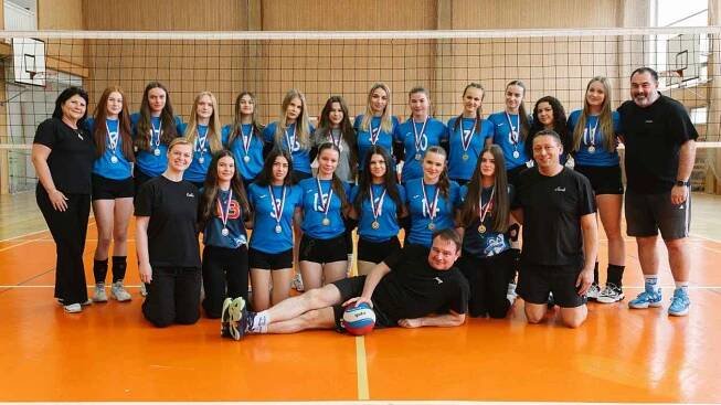 Juniorky VK Sever Žatec vyhrály krajský přebor