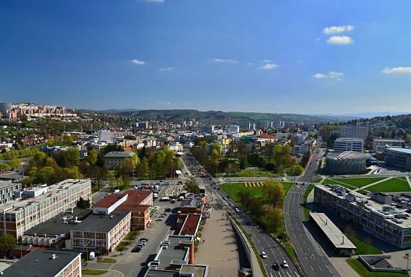 Photos - Zlín - pohled z 21. budovy směrem na východ - 23.04.2022
