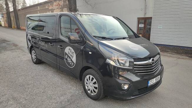 Pronájem vozu Opel Vivaro Long 8-míst, Frýdek-Místek, Místek, MORAVIA Rent - půjčovna dodávek