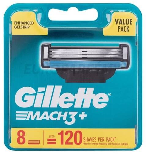 Gillette Mach3+ náhradní břit - EUROPARFEMY.cz