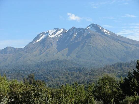 Calbuco pohledem od severu