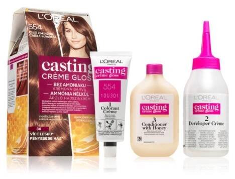 L’Oréal Paris Casting Creme Gloss barva na vlasy odstín 554 Spicy Chocolates 1 ks