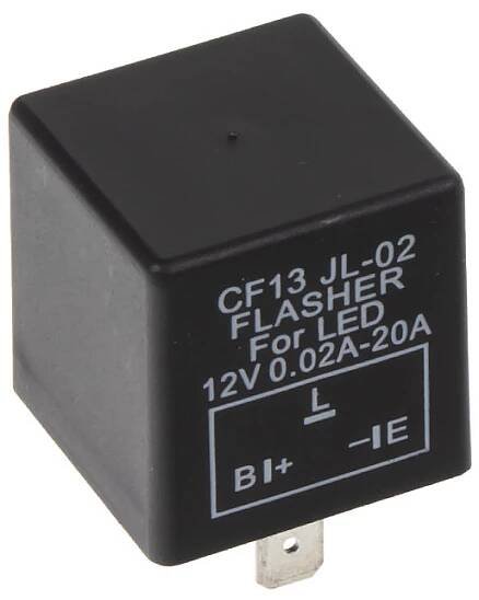 Elektronický přerušovač blinkrů, 12V, 3 kontakty 46060
