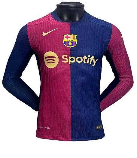 Lacne FC Barcelona Spotify Dres Domáci 2425 Dlhý Rukáv