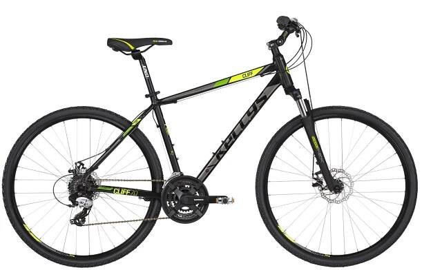 Trekingové kolo Kellys Cliff 70 Black Green 2023