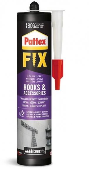 Pattex Montážní lepidlo na háčky a doplňky Fix Hooks & Accesories 440 g nakoupit u OBI