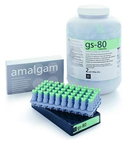 GS-80 amalgám 400 mg Normálně tuhnoucí 50ks