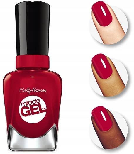 Sally Hansen Miracle Gel Lak Rhapsody Red 680
