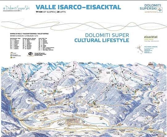 isarco mapa