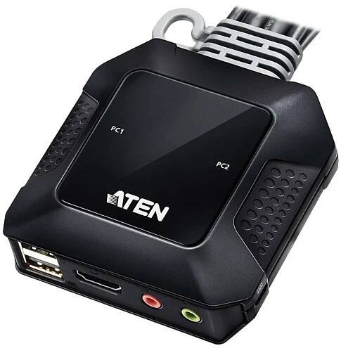 ATEN CS22HF 2-port USB FHD HDMI kabel Uživatelská příručka přepínače KVM