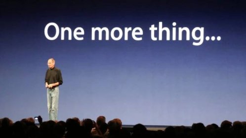 Historie magické fráze One More Thing: Od představení AirPortu přes Apple Watch až po iPhone X