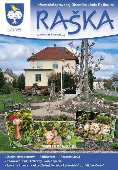 Zpravodaj Raška březen 2025 | Obec Raškovice
